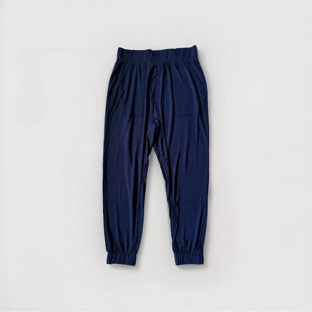 Lunya Soft Modal Draped Joggers Size XS New Blue